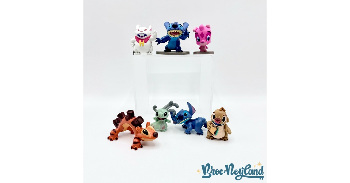 Figurines Lilo et Stitch Action Étrangère Playset Alien Disneyland